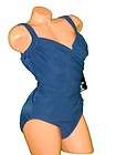 NWT Magicsuit Miraclesuit® Sanibel Navy Blue One Piece Swimsuit sz 18