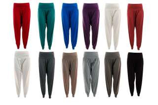 A05 Womens New Harem Hareem Trousers Leggings 12 Colours Sizes: 8 18 