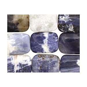  Sodalite Beads Thin Pillow 20x15mm Arts, Crafts & Sewing