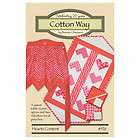Hearts Content ~ Runner, Apron & more pattern Cotton Way