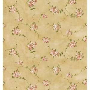 Brewster 403 49276 Cottage Living Misty Floral Wallpaper, 20.5 Inch by 