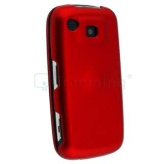   +Pink+Red Rubber Hard Case Cover For Samsung Impression A877  
