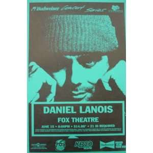  Daniel Lanois Boulder 1994 Original Concert Poster