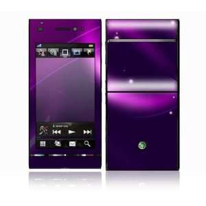  Sony Ericsson Satio Decal Skin   Abstract Purple 
