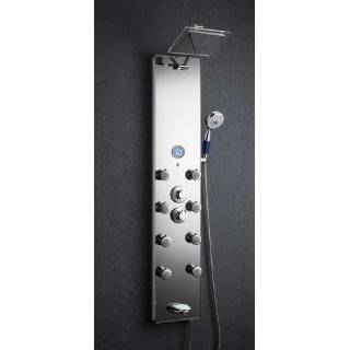 Akdy Tempered Glass Shower Panel Az787392M Rain Style Massage System 