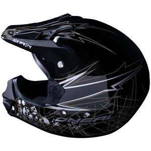  ONeal Racing 608 Helmet   Medium/Silver/Black Automotive