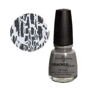   Cracked Concrete Grey Crackle Nail Polish .5oz: Health & Personal Care