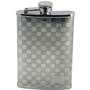   8oz Stainless Steel Flask w/ Engraving Square