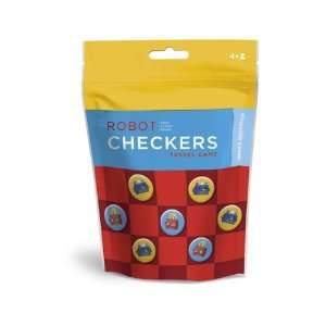 Robot Checkers with Travel Pouch Toys & Games
