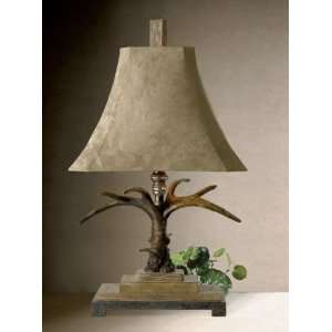  Rustic Antler Lodge Table Lamp