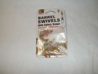 DANIELSON SIZE 12 BARREL SWIVELS WITH SAFETY SNAPS BRAS  