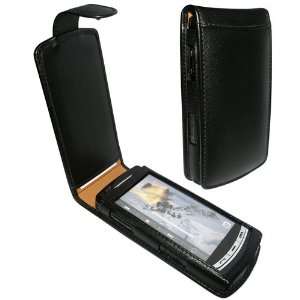   Frama 455 Black Leather Case for Samsung i8910 Omnia HD: Electronics