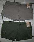 SANCTUARY Olive Green Linen Shorts Sz 26  