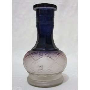 FROSTY MIDNIGHT Genie Hookah Vase   8 Quality Glass Base for Huka 