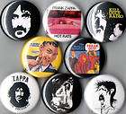 Frank Zappa 8 pins buttons badges mothers hot rats new