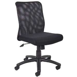  Padded Mesh Armless Task Chair: Office Products