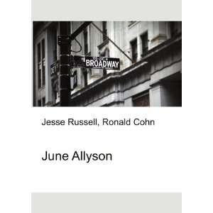  June Allyson Ronald Cohn Jesse Russell Books