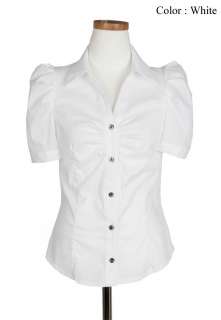 New Womens Ruched front Shirts Blouse size XS / S / M  