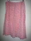 Ruby Rd Peach Lined Tulip Skirt Flare 12 L PL Apricot