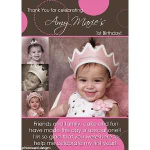  Amy Photo Card Birthday Thank You