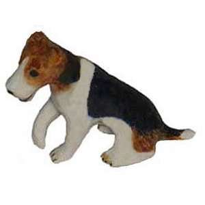  WIRE HAIR FOX TERRIER DOG Sits Lifts Paw New SUPER MINI 
