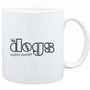  Mug White  THE DOGS English Mastiff / THE DOORS TRIBUTE 