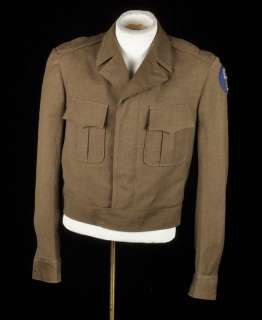 WWII US Army Air Corps Uniform IKE Jacket rare Gold/Silver Bullion 5th 