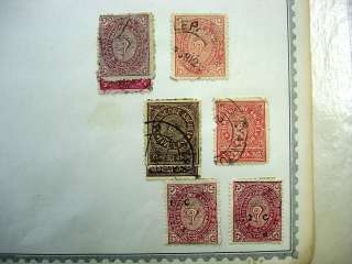INDIAN STATES, 100S OLD Stamps hinged/mounted on pages 