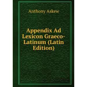  Graeco Latinum (Latin Edition) Anthony Askew  Books
