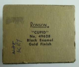 RONSON CUPID TABLE LIGHTER MINT IN BOX WITH PAPERWORK  