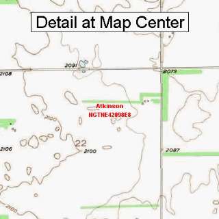 USGS Topographic Quadrangle Map   Atkinson, Nebraska 