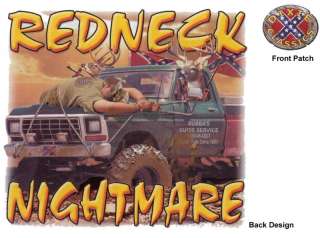 REDNECK NIGHTMARE, Deer Hunting, Truck, T Shirt  