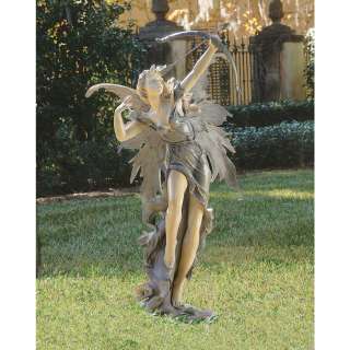 Classic Archer Pixie Fairy Home Garden Statue Sculpture Figurine 