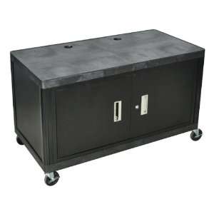  Heavy Duty AV Cart with Cabinet 29 H: Office Products