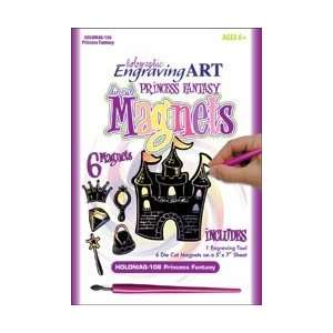   Art Magnets Princess Fantasy HOLOMAG 106; 6 Items/Order Kitchen