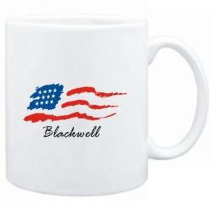 Mug White  Blackwell   US Flag  Usa Cities  Sports 