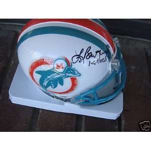  Lyle Blackwood Miami Dolphins Signed Mini Helmet W/coa 