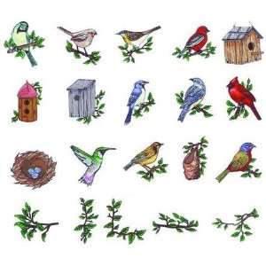  Great Notions Embroidery Machine Designs BIRDS III