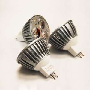  eTopLighting (3) Bulbs, MR16 3 Watt (3 x 1 Watt) 12V MR16 LED Bulb 