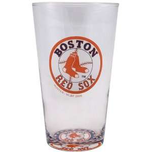  Boston Red Sox Bottoms Up Glass: Sports & Outdoors