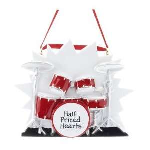  Personalized Drums Christmas Ornament: Home & Kitchen