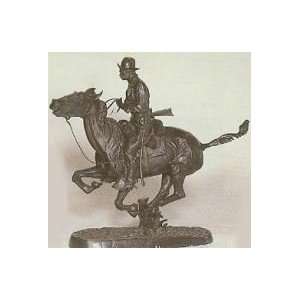   Sculpture Statue By Frederic Remington Monumental Size 5 Ft Tall