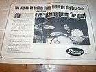 buddy rich rogers drums 1967 u s vintage jazz magazine