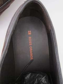Hugo Boss Orange Resolute Mens Oxford Brown Suede Shoes 11 EU 44 