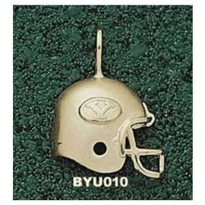  14Kt Gold Brigham Young Y Helmet