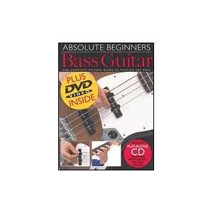  Absolute Beginners Bass Guitar Book and CD and DVD 