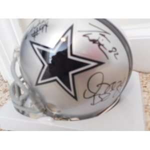  2011 Dallas Cowboys team signed autographed Mini Helmet 
