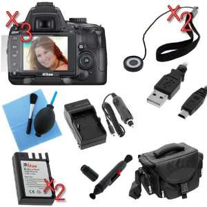    GTMax 12 Pcs accessories Bundle kit for Nikon D5000