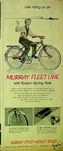 1959 Murray Fleet Line Kids Boys Bicycle~Bike Paper AD  