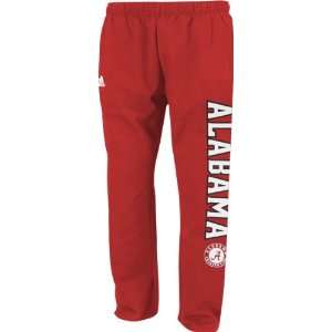   Alabama Crimson Tide Red adidas Fleece Sweatpants